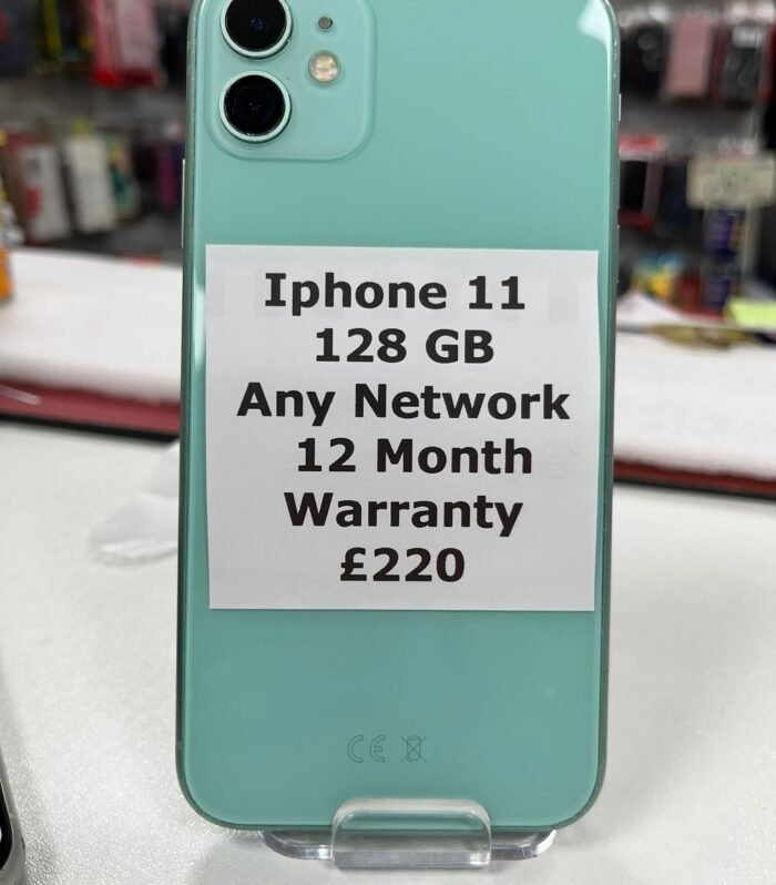Apple iPhone 11 – 128GB (Mint Green, Unlocked)